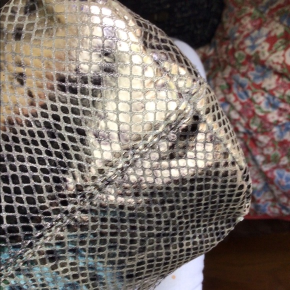 Coach Kirsten Python bag Sz M - Picture 5 of 8